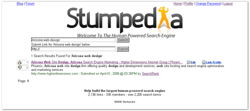 Stumpedia Screen Shot