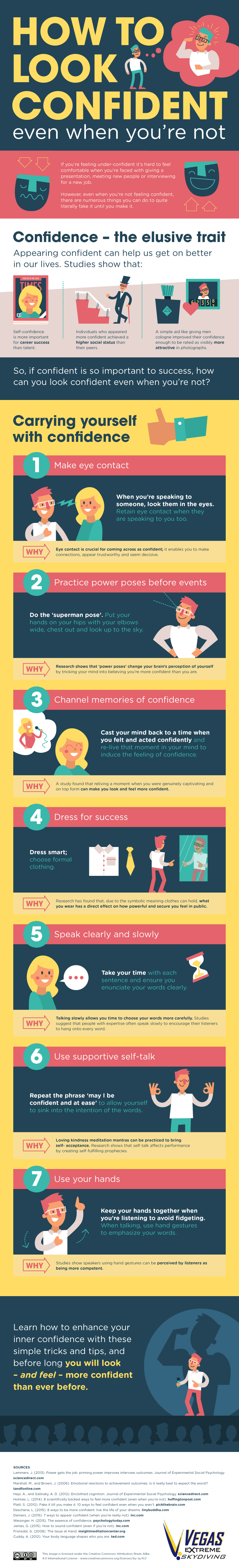 How To Look Confident (Even If You Are Not)